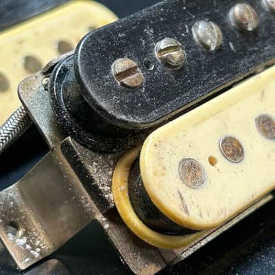 General Vintage Tone 1959 PAF Humbucker set Butyrate Zebra les Paul holy grail hand wound Dirty aged image 2