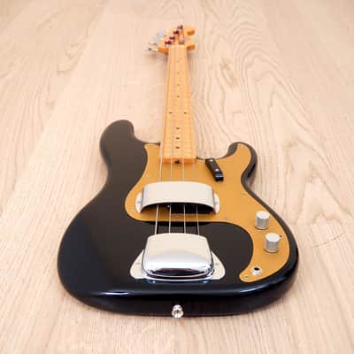 1983 Fender Precision Bass '57 Vintage Reissue Fullerton Black Over Fiesta Red 100% Original w/ohc image 12