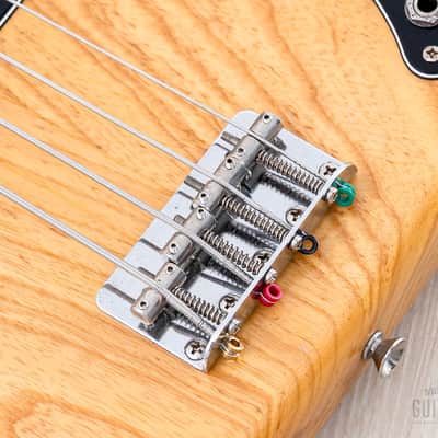 1989 Fender Precision Bass ‘70 Vintage Reissue PB70-700 Natural Ash w/ Case, Japan MIJ Fujigen image 8