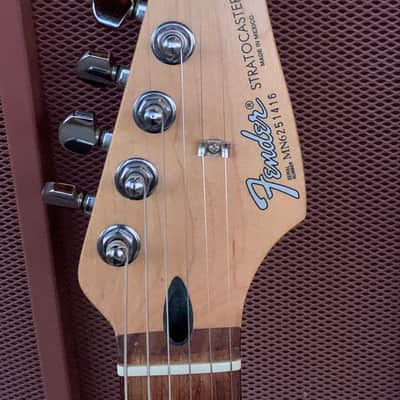Fender Stratocaster MIM Electric Guitar 1996 - black image 5