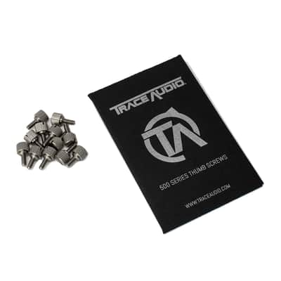 Trace Audio 500 Series Module Thumb Screws M3 Thread - 12-Pack, Stainless Steel image 1