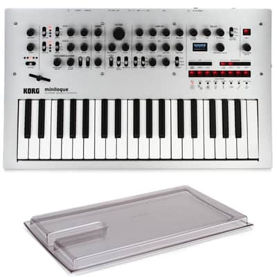 Korg minilogue 4-voice Analog Synthesizer with Decksaver Cover image 2