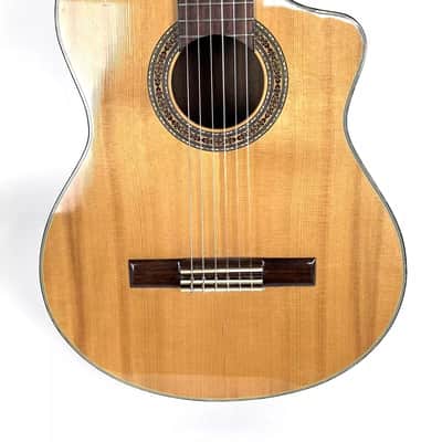 Hand Made Acoustic Electric Classical Guitar Custom W/ Case! image 2