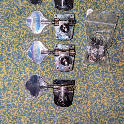 Unknown Vintage bass tuners 2010s - Chrome image 2