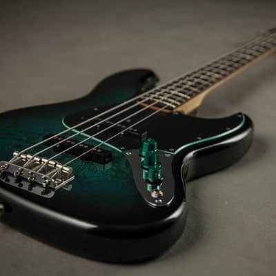 Fender Jazz Bass CUSTOM 1994 Green Paisley image 25