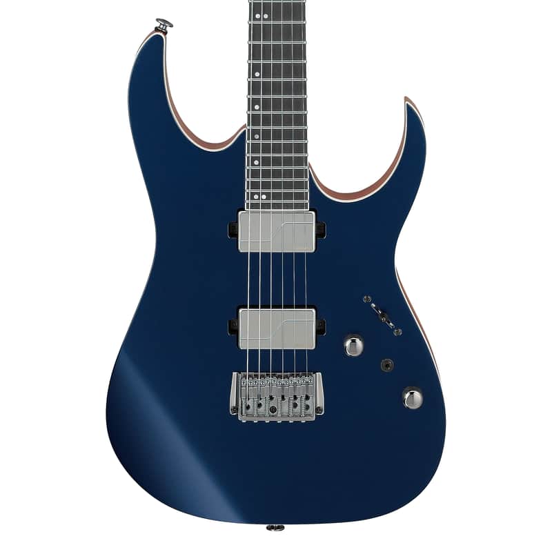 Used Ibanez RG5121R RG Prestige Electric Guitar w/Case - Dark Tide Blue Flat