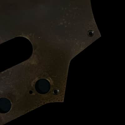 Made-to-Order - Statuary Bronze Brass - USA Jaguar AVRI 60s Pickguard Scratchplate for Fender - Hand-finished image 7