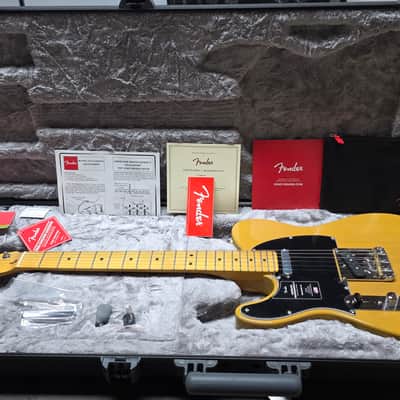 Fender American Professional II Telecaster BRAND NEW LEFT HAND 75th Anniversary 2021 Butterscotch Blonde Ash Body USA LH Lefty Handed Tele Guitar image 1