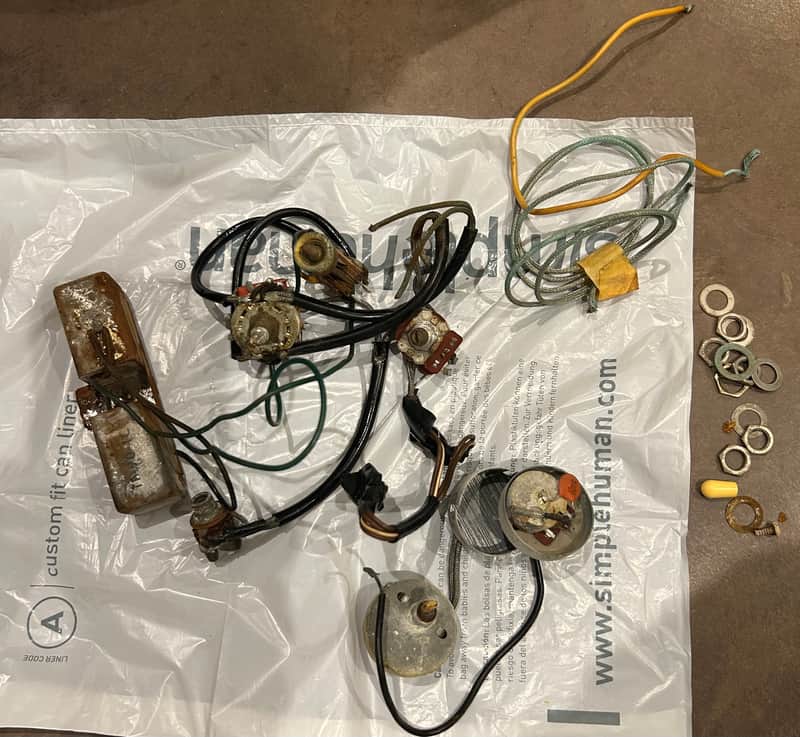 GIBSON ES355TDSV 1973 STEREO/VARITONE ORIGINAL WIRING HARNESS