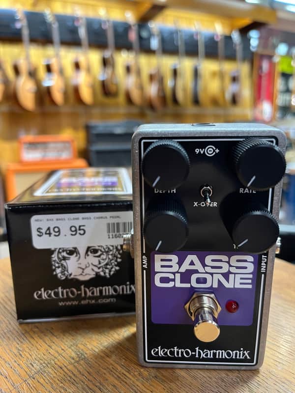 Electro-Harmonix Bass Clone Nano Analog Chorus 2016 - Present - Purple/Black image 1