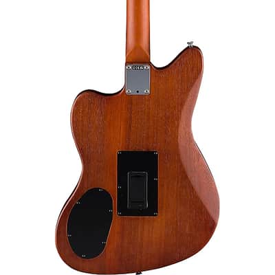 Fender Acoustasonic Standard Jazzmaster Electric Guitar. Honey Burst image 2