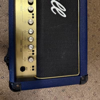 Marshall 6100 30th Anniversary Series 3-Channel 100-Watt Guitar Amp Head 1992 - 1997 - Blue image 5