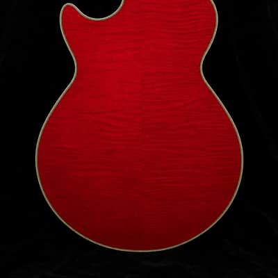 D'Angelico Excel EX-SS Semi-Hollow with Stairstep Tailpiece, Ebony Fretboard 2021 - Present - Trans Cherry image 2
