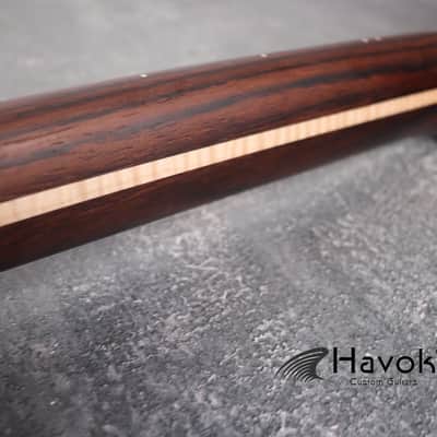 S Style Rosewood Neck Stainless Steel Frets Flame Maple Stripe, S Type 22 Frets Guitar Replacement And Gadget image 5