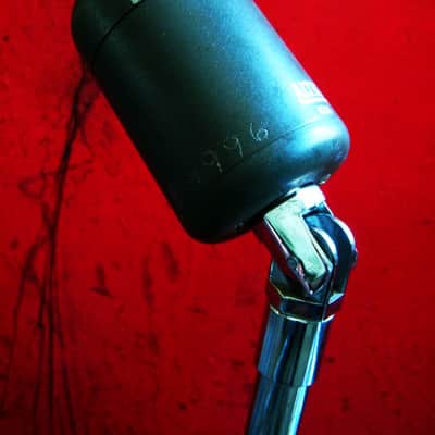 Vintage 1950's Altec 633A dynamic microphone "Salt Shaker" w period stand & cable High Z PROP image 9