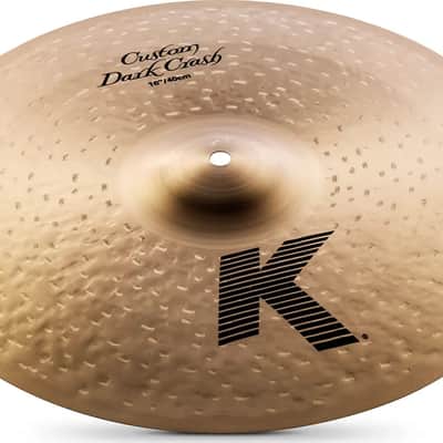 Zildjian K Custom Dark Crash Cymbal, 16" image 1