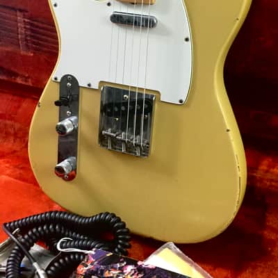 LEFTY! Vintage 1968 Fender Telecaster Guitar Maple Cap Neck Blonde Nitro Light Swamp Ash Solid Body 7 lb HSC Rare image 20