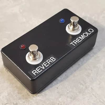 Custom Pedalboard-Friendly Footswitch for Vox AC15/AC30 with Red/Blue LEDs (VFS2A Style) - No TRS Cable image 3