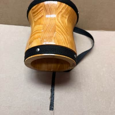 Unbranded Single Bongo Drum w/ Hand Strap – 5" – Wood Shell – Used image 6