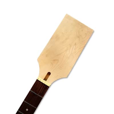 Baritone Electric Guitar Neck – 27" Scale, Maple / Rosewood, 22 Frets image 3