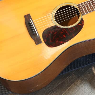 1963 Martin D-18 Acoustic Guitar Natural + OHSC image 6