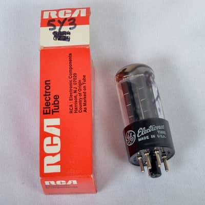 Vintage GE 5Y3GT Rectifier Tube – Made in USA – Strong Testing image 1