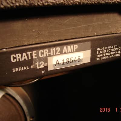 Crate CR112 Combo Guitar Amplifier image 11