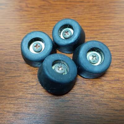Roland αJUNO-2 Rubber Foot Set (4 pcs) | Genuine Roland Part | 7/8-inch Diameter × 3/8-inch Height | With Mounting Screws