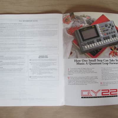 Yamaha CS1x Synthesizer Original Owner's Manual + Data List '96- Synthesizer Brochure/Catalog image 7