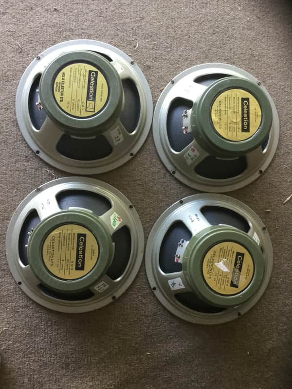 Celestion G 12 H 30 greenback 1972 Green silver image 1