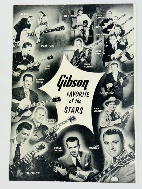Gibson Vintage Acoustic Guitar Catalog- Rare! 1950 image 1