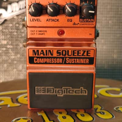 DigiTech Main Squeeze Compressor Sustainer Pedal | Reverb