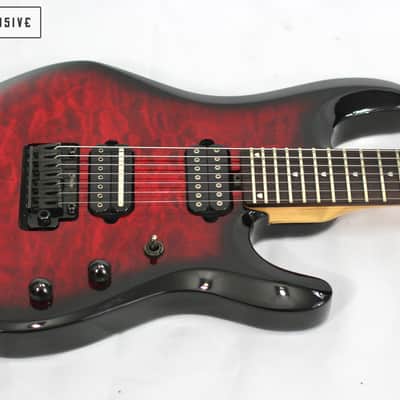 Sterling JP170 DRRB John Petrucci 7 Pearl Red Burst image 5