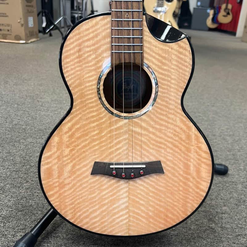 Flight Maia Steel String Baritone EQ-A Ukulele w/ Gig Bag | Reverb