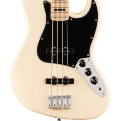 Squier Affinity Series™ Active Jazz Bass® Guitar,  Olympic White image 1