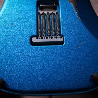 XOTIC USA XSC-1 Medium Relic California Classic "Blue Sparkle + Maple" (2019) image 17