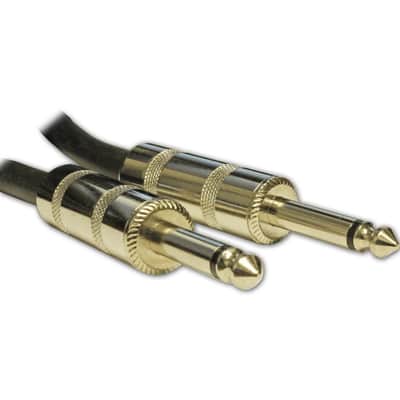 25' ft feet foot 1/4" plugs to 12 ga gauge pro audio pa SPEAKER CABLE audio cord image 2