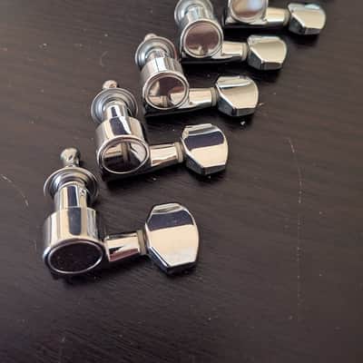 G&L G&L 6 In Line Chrome Tuners Left Hand - Chrome image 1