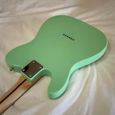 Del Mar Lutherie Tel-Uh-Caster Thinline T-Style Guitar - Surf Green - Made in USA - Free Pro Setup image 12