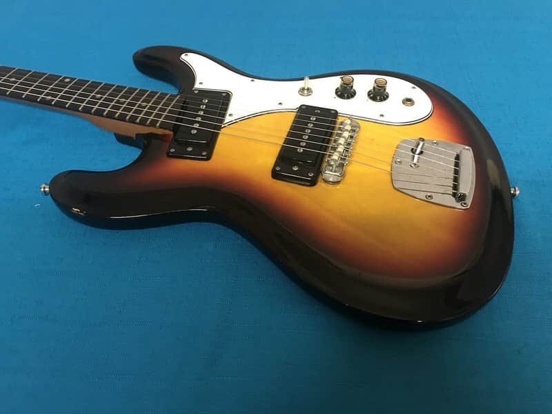 Vintage 70's Aria Diamond 1702 Mosrite Hi Flyer Model - Japan