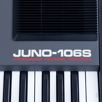 1985 Roland Juno-106S Vintage Analog Synthesizer Near-Mint w/ Built-In Speakers, Serviced 120v image 8