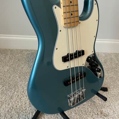 Fender Jazz Player Bass 2024 - Tidepool - w/Hipshot HB7 Lollipop Nickel Bass Tuning Machines image 4