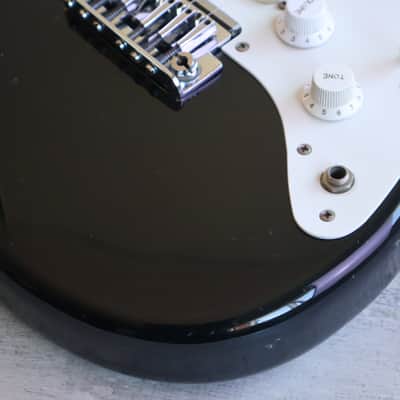 1983 Fender Japan "Dan Smith" Two-Knob Stratocaster (Black) image 3