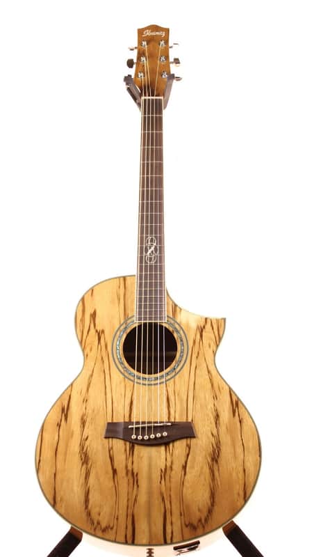 Ibanez Ew20 Zwe Natural High Gloss Exotic Wood Zebra Acoustic