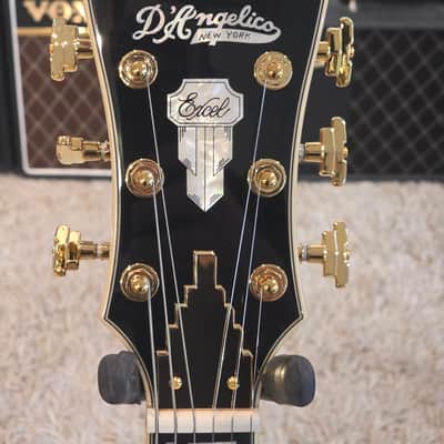 D'Angelico Excel DC Semi-Hollow with Stop-Bar Tailpiece Cherry image 6