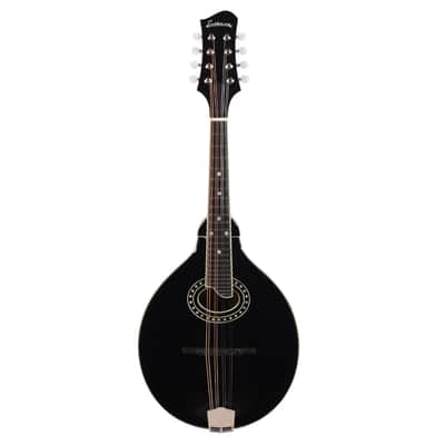 Eastman MD404 Sitka/Mahogany A-Style Oval Hole Mandolin Black image 3