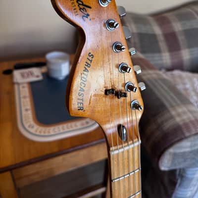 Fender Stratocaster 1977-1978 - Black, Left Handed image 3