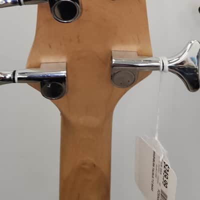 Washburn T12 Taurus 4 String Electric Bass-Gloss Black image 3