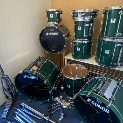 Sonor Designer Maple Lite 90’s Green 10 piece image 10