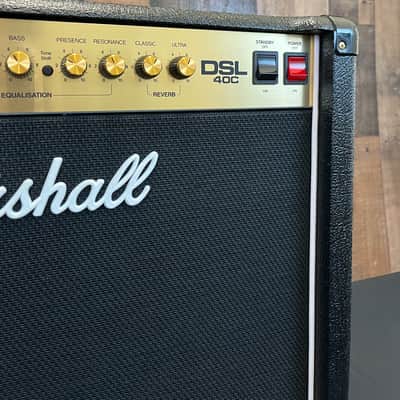 Marshall DSL40C 2-Channel 40-Watt 1x12" Guitar Combo 2012 - 2017 with Cover image 3